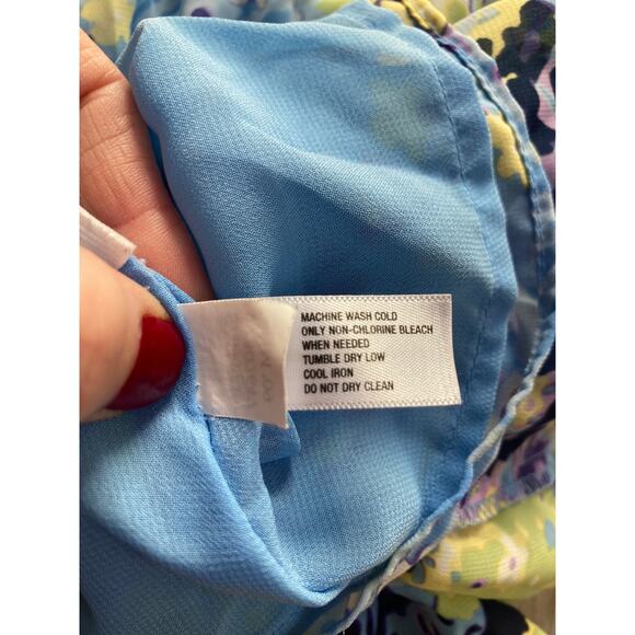 Gap Chiffon Ruffled Baby Dress, Size 12-18M - Picture 4 of 5